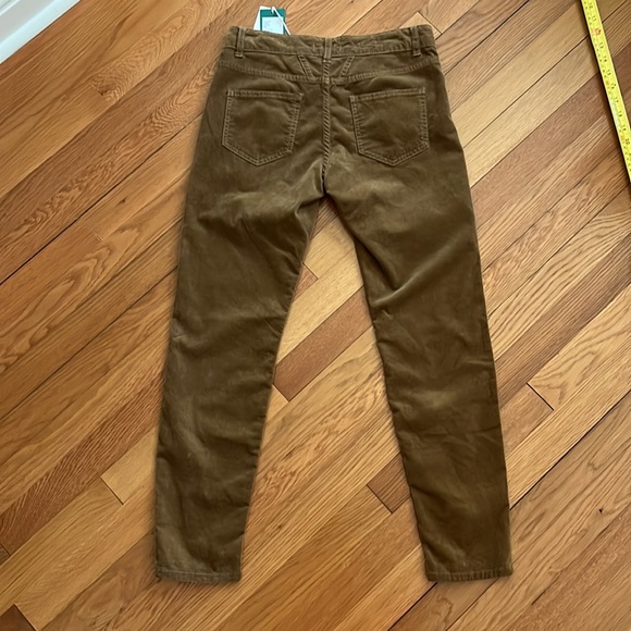 NWT Closed Style Name Baker Slim Velvet Pants in Old Pine - Picture 13 of 14